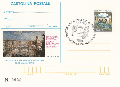 Cartolina postale sopra - cartolina,