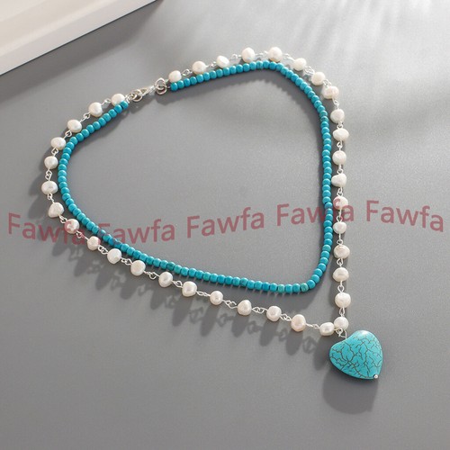 Collana con ciondolo perle