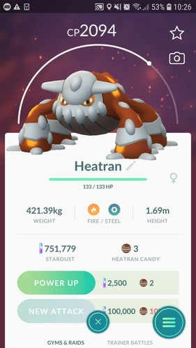 Heatran pokemon ultra amici - ultra,