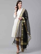 Sciarpa Dupatta Chunni bordo