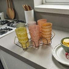 Set 6 bicchieri vintage MCM