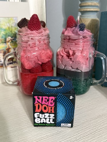Nuovo blue needoh fuzz ball - nuovo,