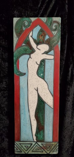Targa piastrella ceramica - targa,