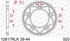 Pignone RLK acciaio 40 denti