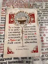 RELIC St. V. Gerosa holy card