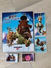 ALBUM VUOTO + SET COMPLETO 180 FIGURINE ESSELUNGA L'ERA GLACIALE