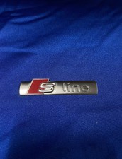 LOGO IN METALLO S-LINE ORIGINALE AUDI