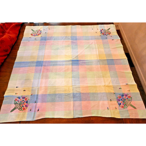 Tovaglia plaid pastello lavoro - tovaglia-plaid, pastello-lavoro