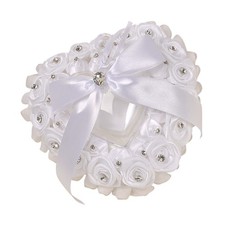  Cuscinetti Fedi Matrimonio Cuscino Cuore Forniture Per Cerimonie Nozze