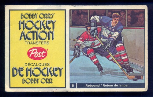 1972 post hockey action - post,