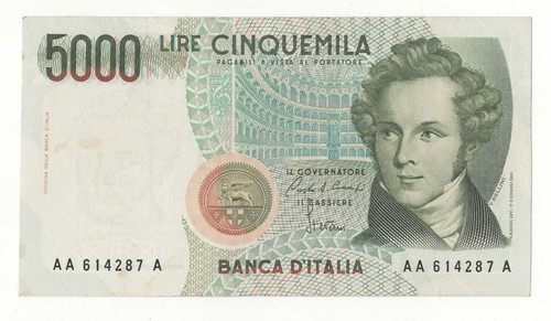 5000 lire bellini prima serie - 5000,