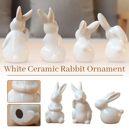 Easter ceramic cute rabbit - easter,