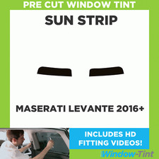 Striscia Solare Tinta Pretagliata - Per Maserati Levante 2016+ - 5% LIMO INTERNO