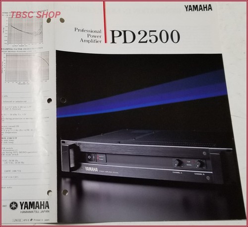Brochure vendita amplificatori