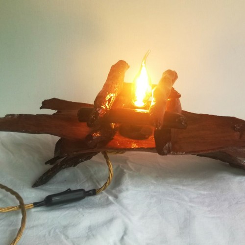 Lampada artigianale legno - artigianale, in