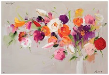 Bellandi Luca - 98x148 - new flow 2 -serigrafia materica su cartoncino