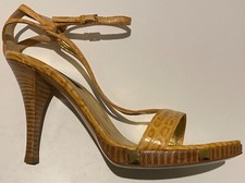 SERGIO ROSSI sandalo pelle di coccodrillo 100% originale numero 39 scarpe NP € 1.200,- NUOVO