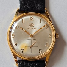 MOERIS-GRANDS PRIX-MANUALE-N.O.S-CALIBRO MOERIS 13"-CINTURINO,FIBBIA E TAG-RARO