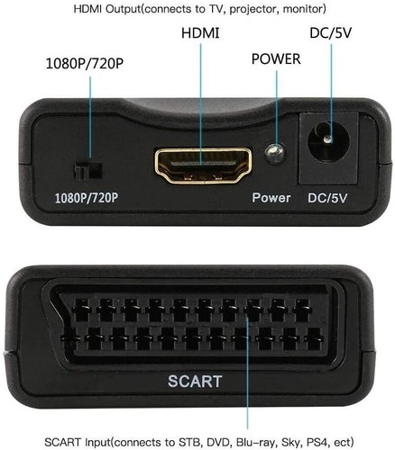 Convertitore scart hdmi - convertitore, a