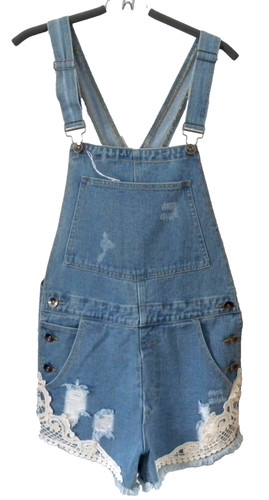 Salopette corta jeans - , effetto