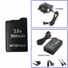 Batteria per Sony PSP 1000 Fat 1003 1004 PSP1000 o US/UK/EU/AU ADATTATORE DI ALIMENTAZIONE AC