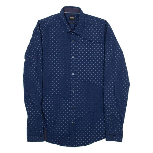 Boss camicia blu maniche - boss,