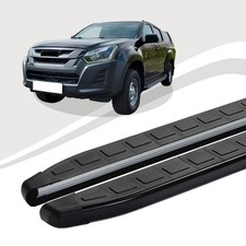 Pedane Adatte Per Isuzu D-Max Dal 2012 Al 2019 DOLU Nero