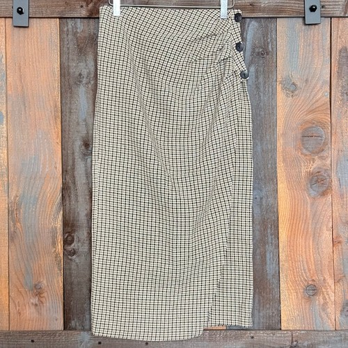 Gonna midi zara pied poule - zara,