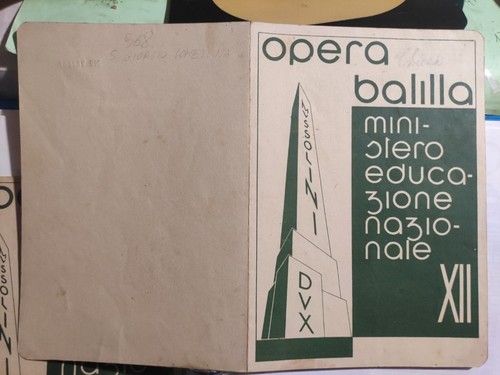 Pnf onb pagella scolastica - onb, san