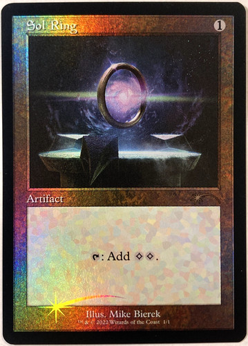 Mtg sol ring retro - mtg, frame