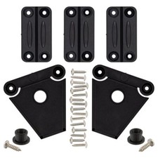 NeverBreak Parts - Kit riparazione radiatore igloo (nero) - 3 cerniere, 2 chiusure