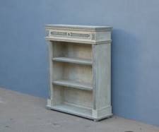 Libreria scaffale mobile a ripiani fissi laccato Shabby Chic, L 90 cm!