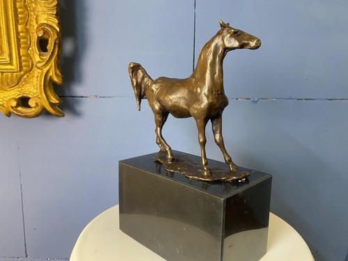 Scultura bronzo cavallo - in,