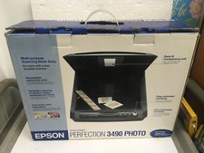 Epson Perfection 3490 scanner fotografico flatbed USB 2.0 - completo di scatola originale