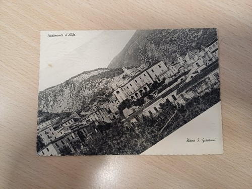 Cartolina piedimonte alife - cartolina,