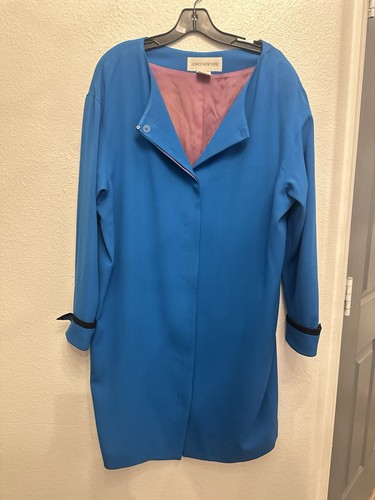 Giacca cappotto swing blu