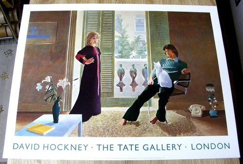 David hockney and - mrs, clark