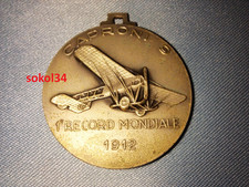 MEDAGLIA CAPRONI 9 RECORD 1912 -  DOUGLAS DC 10 ALITALIA 1973 TERMINAL MILANO