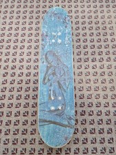 Skateboard Artsy Pattern blu -
