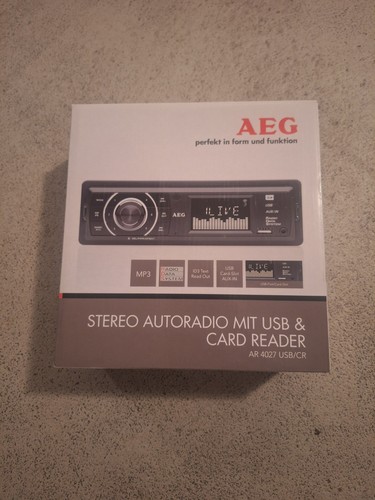 Aeg 4027 autoradio nuova - ar,
