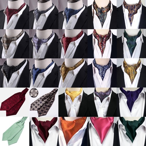 Cravatta uomo ascot - paisley, |