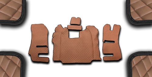 Tappetino eco pelle marrone - tappetino,