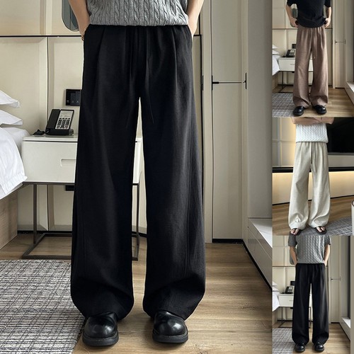 Pantaloni uomo imitazione lino