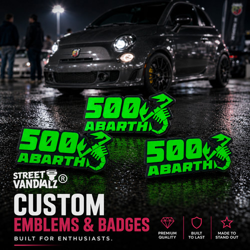 500 abarth car badge - 500,