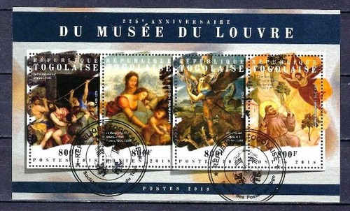 Quadri museo del louvre togo - del,