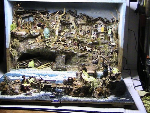 Presepe artigianale marinaro - presepe,