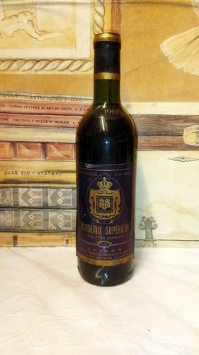 Vino 1961 bordeaux superior - vino,