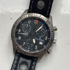 Kaputte REVUE THOMMEN AIRSPEED, titanio, 38 mm