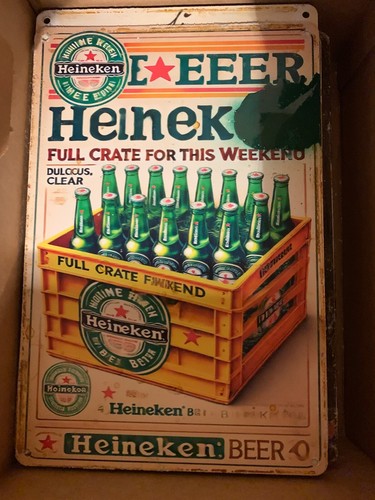 Insegna metallo heineken - in,