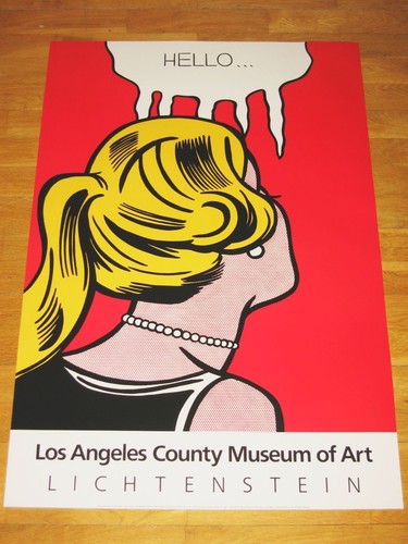 Roy lichtenstein mostra poster - mostra,